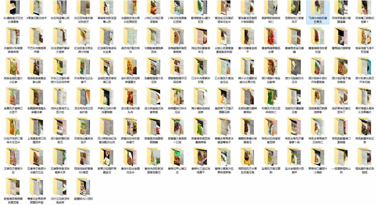 最新酒店炫彩冷艺200道冷菜教程