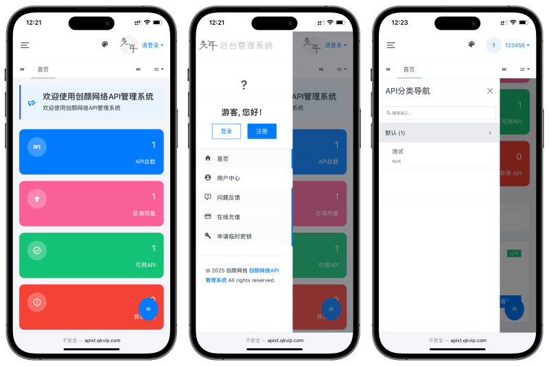 二开版API管理系统全开源源码-进入