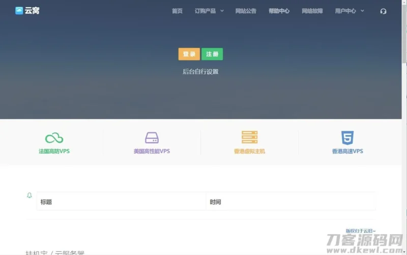 SWAPIDC去云中心版本附带插件-进入