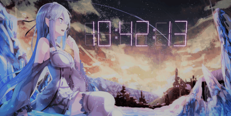 三款动态网页时间时钟HTML源码-进入